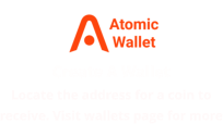 Create A Wallet Locate the address for a coin to receive. Visit wallets page for more